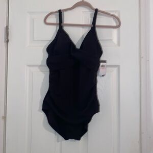 Jantzen Black One Piece Swimsuit